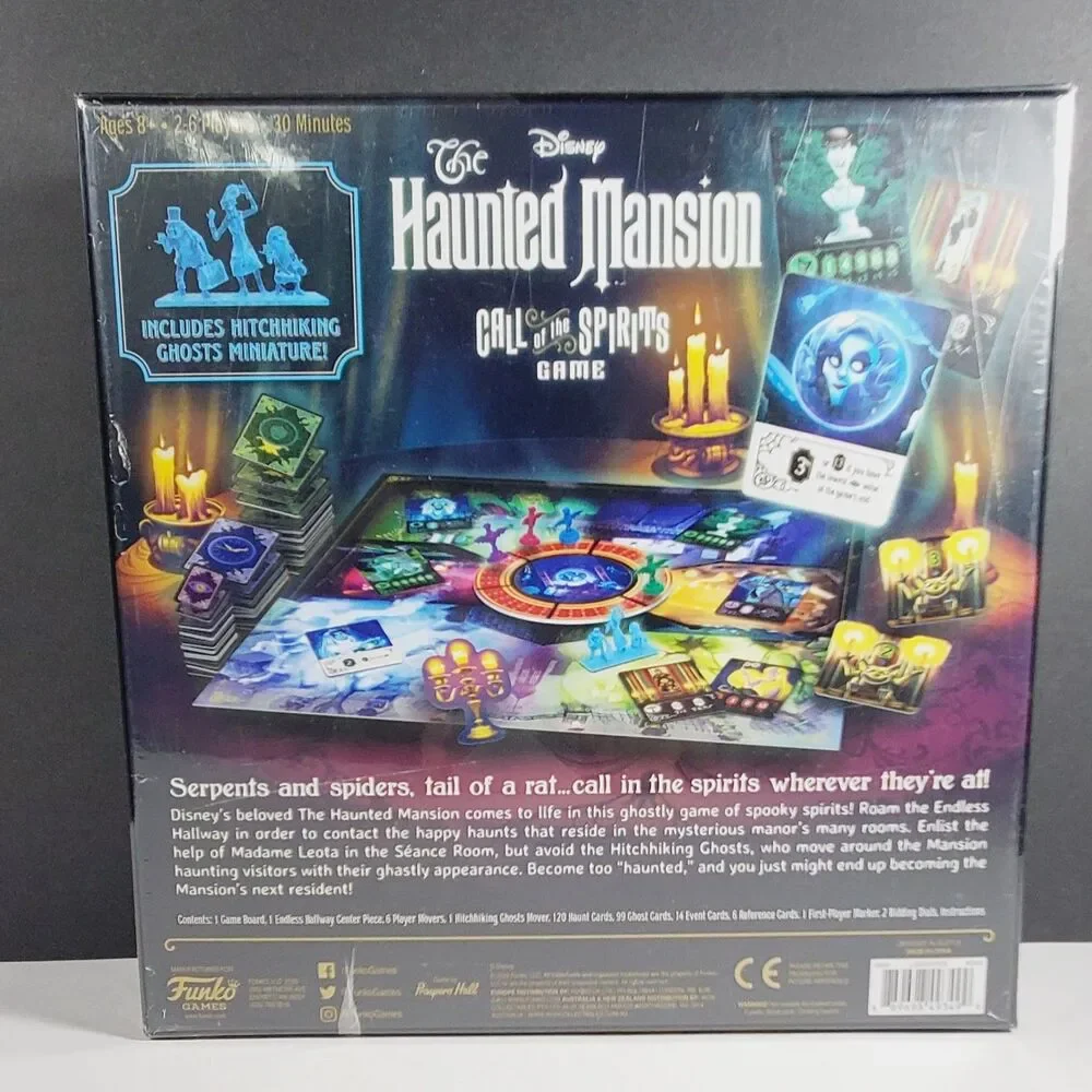 New Sealed Disney Haunted Mansion Call of the Spirits Board Game
